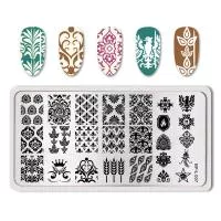 Born Pretty, Пластина для стемпинга 12*6 см 17925 BP-L007, 1 шт