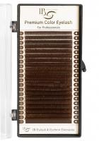 Темно-коричневые ресницы I-Beauty (Ай бьюти), миксы, 20 линий